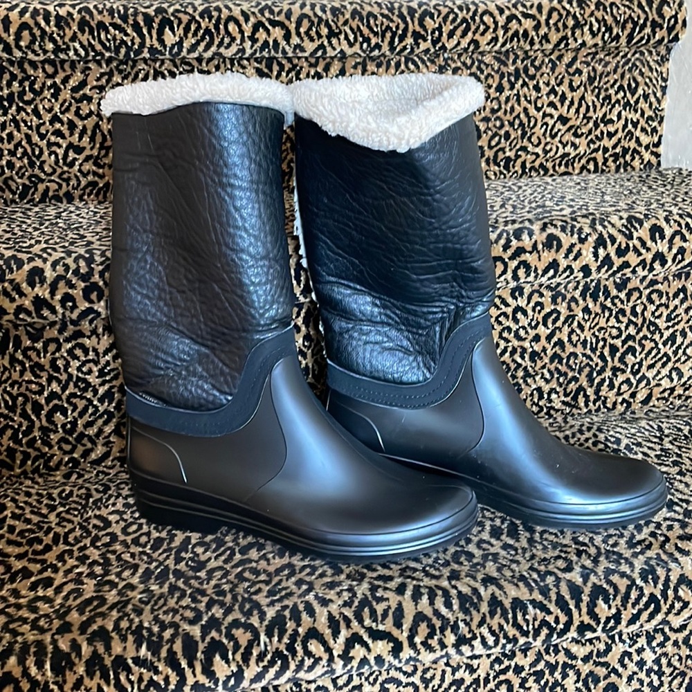 SANTANA CANADA BLACK Rain Boots size 10
